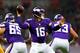 LONDON, ENGLAND - SEPTEMBER 29: Quarterback Matt Cassel #16 of the Minnesota Vikings throws the ball during the NFL International Series game between Pittsburgh Steelers and Minnesota Vikings at Wembley Stadium on September 29, 2013 in London, England.