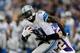 MINNEAPOLIS, MN - NOVEMBER 11: Harrison Smith #22 of the Minnesota Vikings tackles Calvin Johnson #81 of the Detroit Lions during the second quarter of the game on November 11, 2012 at Mall of America Field at the Hubert H. Humphrey Metrodome in Minneapol