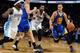 DENVER, CO - December 23: Stephen Curry #30 of the Golden State Warriors drives to the basket against the Denver Nuggets on December 23, 2013 at the Pepsi Center in Denver, Colorado. NOTE TO USER: User expressly acknowledges and agrees that, by downloadin