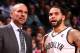 NEW YORK, NY - DECEMBER 18: Jason Kidd and Deron Williams #8 of the Brooklyn Nets talk during the game against the Washington Wizards on December 18, 2013 in the Brooklyn borough of New York City. NOTE TO USER: User expressly acknowledges and agrees tha
