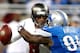 DETROIT, MI - NOVEMBER 24: Ezekiel Ansah #94 of the Detroit Lions sacks Mike Glennon #8 of the Tampa Bay Buccaneers in the first quarter at Ford Field on November 24, 2013 in Detroit, Michigan. (Photo by Gregory Shamus/Getty Images)
