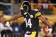 PITTSBURGH, PA - DECEMBER 15: Antonio Brown #84 of the Pittsburgh Steelers celebrates his first quarter punt return for a touchdown while playing he Cincinnati Bengals at Heinz Field on December 15, 2013 in Pittsburgh, Pennsylvania. (Photo by Gregory Sha