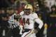Nov 23, 2013; College Park, MD, USA; Boston College Eagles running back Andre Williams (44) runs with the ball for a touchdown during the second half od the game against the Maryland Terrapins at Byrd Stadium. Boston College Eagles defeated Maryland Terra