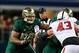 Nov 16, 2013; Arlington, TX, USA; Baylor Bears guard Cyril Richardson (68) blocks on the line of scrimmage during the game against the Texas Tech Red Raiders at AT&T Stadium. Baylor beat Texas Tech 63-34. Mandatory Credit: Tim Heitman-USA TODAY Sports