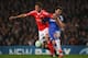 LONDON, ENGLAND - APRIL 04: Juan Mata of Chelsea is challenged by Nemanja Matic of Benfica during the UEFA Champions League Quarter Final second leg match between Chelsea and Benfica at Stamford Bridge on April 4, 2012 in London, England. (Photo by Warr