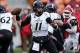 Nov 23, 2013; Houston, TX, USA; Cincinnati Bearcats quarterback Brendon Kay (11) attempts a pass during the second quarter against the Houston Cougars at BBVA Compass Stadium. Mandatory Credit: Troy Taormina-USA TODAY Sports