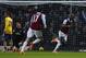 LONDON, ENGLAND - DECEMBER 26: Despair for Kieran Gibbs (28) and Wojciech Szczesny of Arsenal (2L) as Carlton Cole of West Ham United (R) celebrates as he scores their first goal during the Barclays Premier League match between West Ham United and Arsena