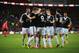 CARDIFF, WALES - DECEMBER 26: Jay Rodriguez of Southampton is congratulated by team mates after his second goal goal during the Barclays Premier League match between Cardiff City and Southampton at Cardiff City Stadium on December 26, 2013 in Cardiff, Wa