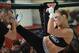 Feb 20, 2013; Torrance, CA, USA; Ronda Rousey during today's public workout at the UFC gym for her bout with Liz Carmouche on Feb 23. Mandatory Credit: Jayne Kamin-Oncea-USA TODAY Sports