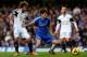 LONDON, ENGLAND - DECEMBER 26: Oscar of Chelsea and Jose Alberto Canas of Swansea City battle for the ball during the Barclays Premier League match between Chelsea and Swansea City at Stamford Bridge on December 26, 2013 in London, England. (Photo by W