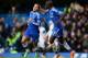 LONDON, ENGLAND - DECEMBER 26: Eden Hazard of Chelsea celebrates scoring the first goal with Ramires of Chelsea during the Barclays Premier League match between Chelsea and Swansea City at Stamford Bridge on December 26, 2013 in London, England. (Photo