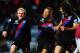 BIRMINGHAM, ENGLAND - DECEMBER 26: Dwight Gayle (C) of Crystal Palace celebrates with team mates after scoring his sides winning goal during the Barclays Premier League match between Aston Villa and Crystal Palace at Villa Park on December 26, 2013 in Bi