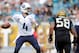 JACKSONVILLE, FL - DECEMBER 22: Ryan Fitzpatrick #4 of the Tennessee Titans drops back to pass against the Jacksonville Jaguars during a game at EverBank Field on December 22, 2013 in Jacksonville, Florida. Tennessee won the game 20-16. (Photo by Stacy
