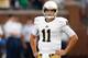 ANN ARBOR, MI - SEPTEMBER 07: Tommy Rees #11 of the Notre Dame Fighting Irish gets ready to take on the Wolverines at Michigan Stadium on September 7, 2013 in Ann Arbor, Michigan. (Photo by Gregory Shamus/Getty Images)