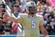 ORLANDO, FL - OCTOBER 26: Blake Bortles #5 of the UCF Knights calls signals during the game against the Connecticut Huskies at Bright House Networks Stadium on October 26, 2013 in Orlando, Florida. (Photo by Sam Greenwood/Getty Images)