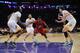 LOS ANGELES, CA - DECEMBER 25: Norris Cole #30 of the Miami Heat drives to the basket during a game against the Los Angeles Lakers at STAPLES Center on December 25, 2013 in Los Angeles, California. NOTE TO USER: User expressly acknowledges and agrees that