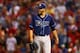 ARLINGTON, TX - SEPTEMBER 30: David Price #14 of the Tampa Bay Rays reacts after the final out of the eighth inning against the Texas Rangers during the American League Wild Card tiebreaker game at Rangers Ballpark in Arlington on September 30, 2013 in A
