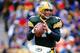 12 Nov 1995: Brett Favre #4 of the Green Bay Packers drops back to pass the ball during a game against the Chicago Bears at the Lambeau Field in Green Bay, Wisconsin. The Packers defeated the Bears 35-28. Mandatory Credit: Jonathan Daniel /Allsport