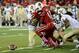 Oct 18, 2013; Louisville, KY, USA; Louisville Cardinals wide receiver James Quick (17) and UCF Knights wide receiver Rannell Hall (6) scramble to recover a fumble during the second half of play at Papa John's Cardinal Stadium. Central Florida defeated Lou