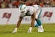 Nov 11, 2013; Tampa, FL, USA; Miami Dolphins defensive end Cameron Wake (91) rushes against the Tampa Bay Buccaneers during the second half at Raymond James Stadium. Mandatory Credit: Kim Klement-USA TODAY Sports