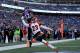 BALTIMORE, MD - NOVEMBER 10: Wide receiver Torrey Smith #82 of the Baltimore Ravens tries to catch a pass as he is defended by cornerback Terence Newman #23 of the Cincinnati Bengals in the first quarter at M&T Bank Stadium on November 10, 2013 in Baltimo