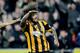 HULL, ENGLAND - DECEMBER 28: Tom Huddlestone of Hull City celebrates after scoring Hulls 4th goal during the Barclays Premier League match between Hull City and Fulham at KC stadium on December 28, 2013 in Hull, England. (Photo by Richard Sellers/Getty Im