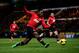 NORWICH, ENGLAND - DECEMBER 28: Danny Welbeck of Manchester United scores their first goal during the Barclays Premier League match between Norwich City and Manchester United at Carrow Road on December 28, 2013 in Norwich, England. (Photo by Jamie McDo