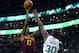 Dec 28, 2013; Boston, MA, USA; Cleveland Cavaliers power forward Tristan Thompson (13) shoots the ball over Boston Celtics power forward Brandon Bass (30) during the first half at TD Garden. Mandatory Credit: Bob DeChiara-USA TODAY Sports