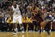 Dec 28, 2013; Boston, MA, USA; Cleveland Cavaliers shooting guard Dion Waiters (3) drives to the basket past Boston Celtics shooting guard Jeff Green (8) during the first half at TD Garden. Mandatory Credit: Bob DeChiara-USA TODAY Sports