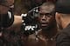 Aug 17, 2013; Boston, MA, USA; Uriah Hall between rounds of a UFC middleweight match at the TD Garden. John Howard won by a split-decision. Mandatory Credit: Winslow Townson-USA TODAY Sports