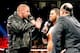 Triple H talks down to Curtis Axel earlier this year.