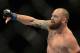 Dec 28, 2013; Las Vegas, NV, USA; Travis Browne reacts his UFC heavyweight bout against Josh Barnett at the MGM Grand Garden Arena. Mandatory Credit: Jayne Kamin-Oncea-USA TODAY Sports