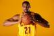 INDEPENDENCE, OH - SEPTEMBER 30: Andrew Bynum #21 of the Cleveland Cavaliers poses for a portrait during 2013 NBA Media Day on September 30th, 2013 at the Cleveland Clinic Courts Practice Facility in Independence, Ohio. NOTE TO USER: User expressly ackno