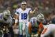 ARLINGTON, TX - AUGUST 24: Kyle Orton #18 of the Dallas Cowboys during a preseason game at AT&T Stadium on August 24, 2013 in Arlington, Texas. (Photo by Ronald Martinez/Getty Images)