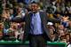 BOSTON, MA - DECEMBER 28: Head coach Mike Brown of the Cleveland Cavaliers argues a call in the second half against the Boston Celtics during the game at TD Garden on December 28, 2013 in Boston, Massachusetts. NOTE TO USER: User expressly acknowledges an