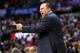 LOS ANGELES, CA - NOVEMBER 24: Head coach Tom Thibodeau of the Chicago Bulls gestures during the game with the Los Angeles Clippers at Staples Center on November 24, 2013 in Los Angeles, California. NOTE TO USER: User expressly acknowledges and agrees