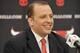 DEERFIELD, IL - JUNE 23: The Chicago Bulls' new head coach Tom Thibodeau smiles during a press conference to introduce him to the media on June 23, 2010 at the Sheri L. Berto Center in Deerfield, Illinois. NOTE TO USER: User expressly acknowledges and ag