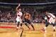 PORTLAND, OR - NOVEMBER 22: Derrick Rose #1 of the Chicago Bulls drives to the basket against the Portland Trail Blazers on November 22, 2013 at the Moda Center Arena in Portland, Oregon. NOTE TO USER: User expressly acknowledges and agrees that, by down