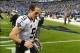 Dec 22, 2013; Charlotte, NC, USA; New Orleans Saints quarterback Drew Brees (9) leaves the field after the game. The Panthers defeated the Saints 17-13 at Bank of America Stadium. Mandatory Credit: Bob Donnan-USA TODAY Sports