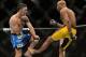 Silva's leg begins to fracture in his UFC 168 bout with Chris Weidman.