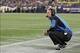 Dec 29, 2013; Minneapolis, MN, USA; Detroit Lions head coach Jim Schwartz looks on during the third quarter against the Minnesota Vikings at Mall of America Field at H.H.H. Metrodome. The Vikings defeated the Lions 14-13. Mandatory Credit: Brace Hemmelgar
