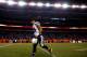 DENVER, CO - DECEMBER 12: Running back Ryan Mathews #24 of the San Diego Chargers runs off the field after defeating the Denver Broncos 27-20 at Sports Authority Field Field at Mile High on December 12, 2013 in Denver, Colorado. (Photo by Justin Edmonds