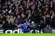 LONDON, ENGLAND - DECEMBER 29: Eden Hazard of Chelsea celebrates in front of the fans after scoring a goal to level the scores at 1-1 during the Barclays Premier League match between Chelsea and Liverpool at Stamford Bridge on December 29, 2013 in London