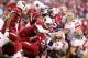 Anthony Dixon (lower right) failed to convert on a critical 4th-and-1.