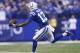 INDIANAPOLIS, IN - DECEMBER 15: T.Y. Hilton #13 of the Indianapolis Colts reaches for a pass that fell short against the Houston Texans at Lucas Oil Stadium on December 15, 2013 in Indianapolis, Indiana. Indianapolis defeated Houston 25-3. (Photo by Micha