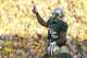 WACO, TX - OCTOBER 19: Lache Seastrunk #25 of the Baylor Bears celebrates after scoring a touchdown against the Iowa State Cyclones on October 19, 2013 at Floyd Casey Stadium in Waco, Texas. (Photo by Cooper Neill/Getty Images)