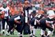 CINCINNATI, OH - DECEMBER 29: Andy Dalton #14 of the Cincinnati Bengals gives instructions to his team during the NFL game against the Baltimore Ravens at Paul Brown Stadium on December 29, 2013 in Cincinnati, Ohio. (Photo by Andy Lyons/Getty Images)