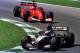 Coulthard and Schumacher at the 2001 Austrian Grand Prix.