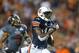 AUBURN, AL - SEPTEMBER 7: Wide receiver Sammie Coates #18 of the Auburn Tigers runs the ball in for a touchdown during their game against the Arkansas State Red Wolves on September 7, 2013 at Jordan-Hare Stadium in Auburn, Alabama. At halftime Auburn lea