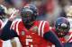 NASHVILLE, TN - DECEMBER 30: Robert Nkemdiche #5 of the Ole Miss Rebels celebrates after a tackle behind the line of scrimmage in the first half against the Georgia Tech Yellow Jackets during the Franklin American Mortgage Music City Bowl at LP Field on D